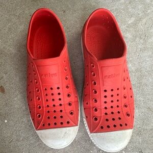 Boys Natives. Red. Size J2.